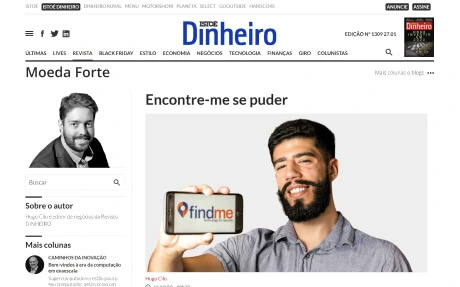 SUPERINOVA na ISTOÉ Dinheiro