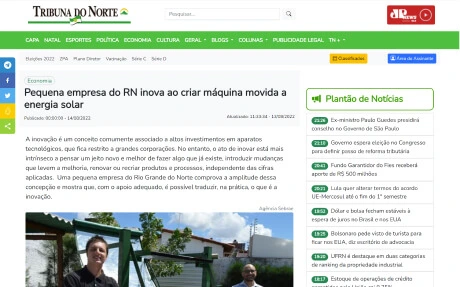 SUPERINOVA na Tribuna do Norte